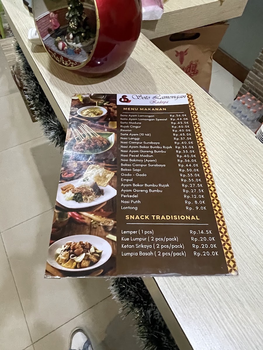Soto Lamongan Kedoya Menu 5