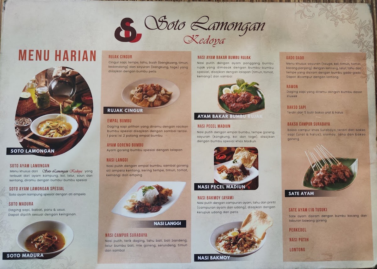 Soto Lamongan Kedoya Menu 6