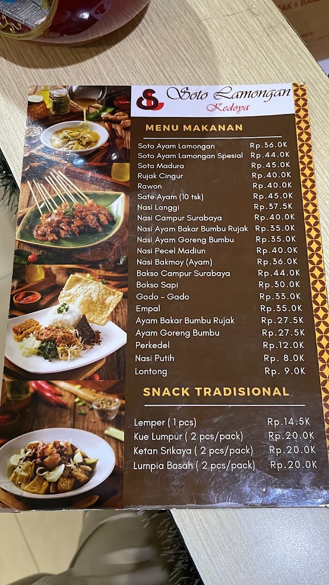 Soto Lamongan Kedoya Menu 9