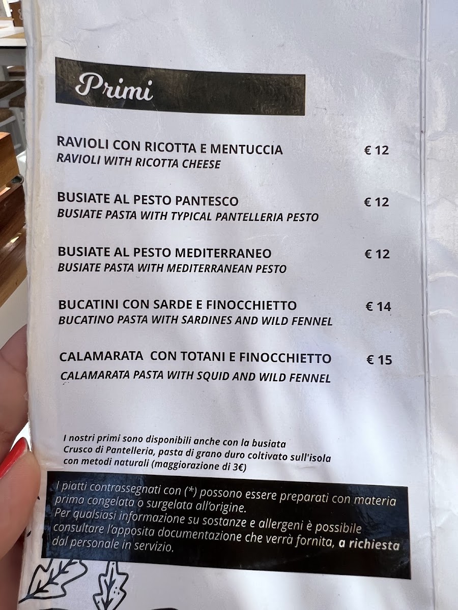 Trattoria da Pina Menu 10