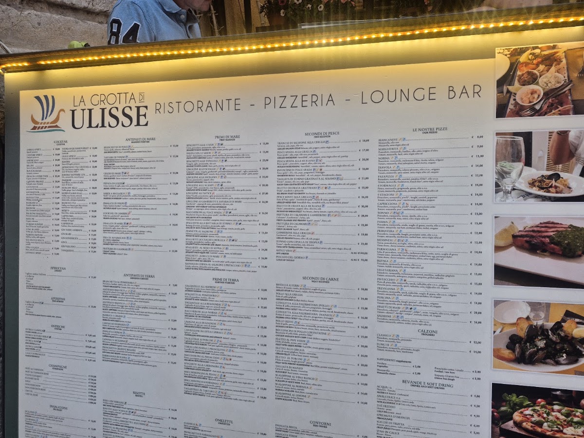 Ristorante La Grotta di Ulisse Menu 4