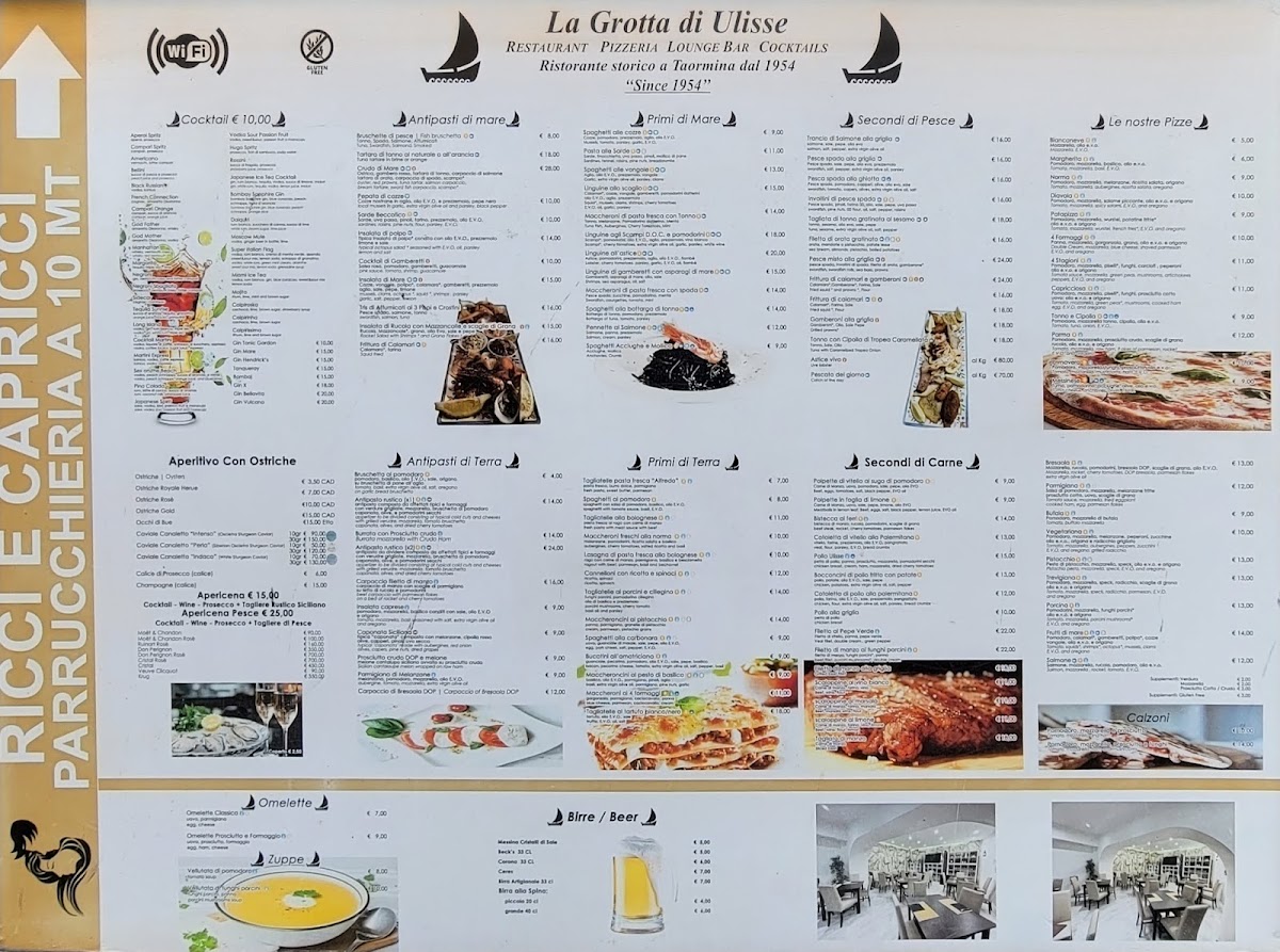 Ristorante La Grotta di Ulisse Menu 6