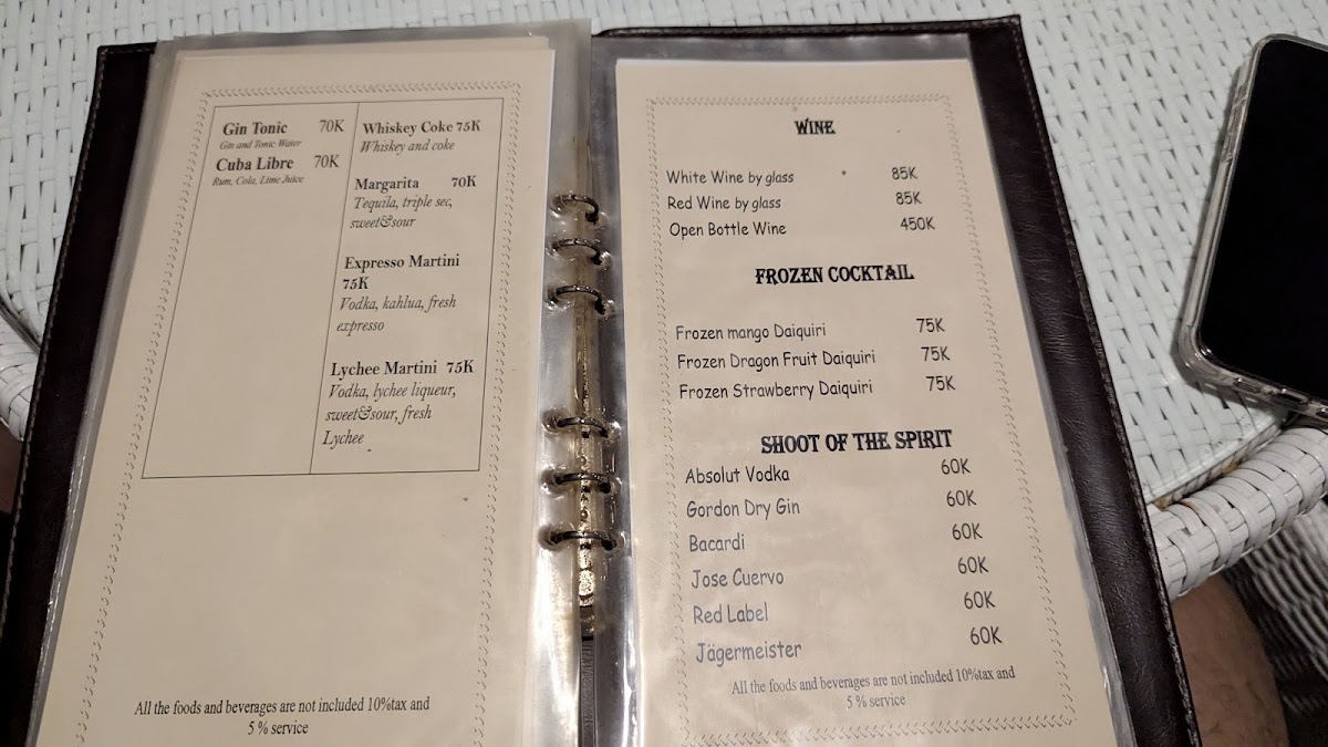 Ogix Warung Menu 1