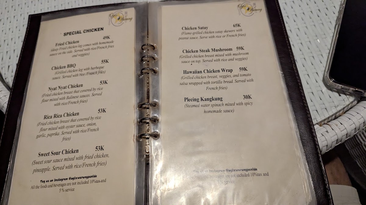 Ogix Warung Menu 3