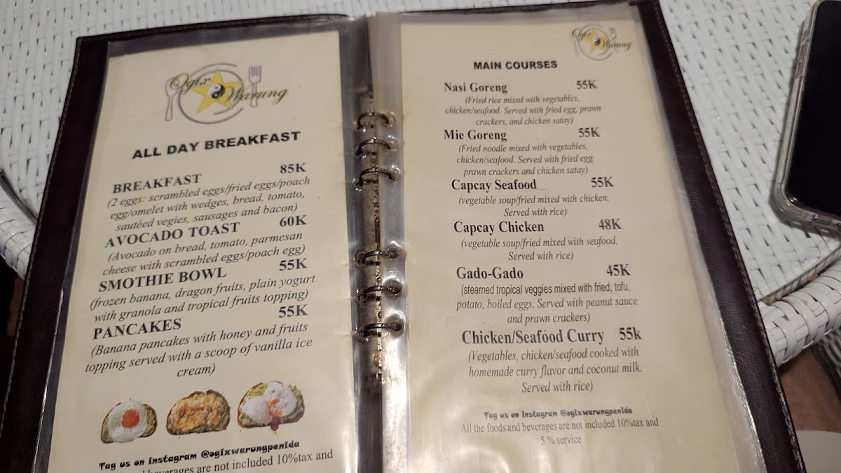 Ogix Warung Menu 5