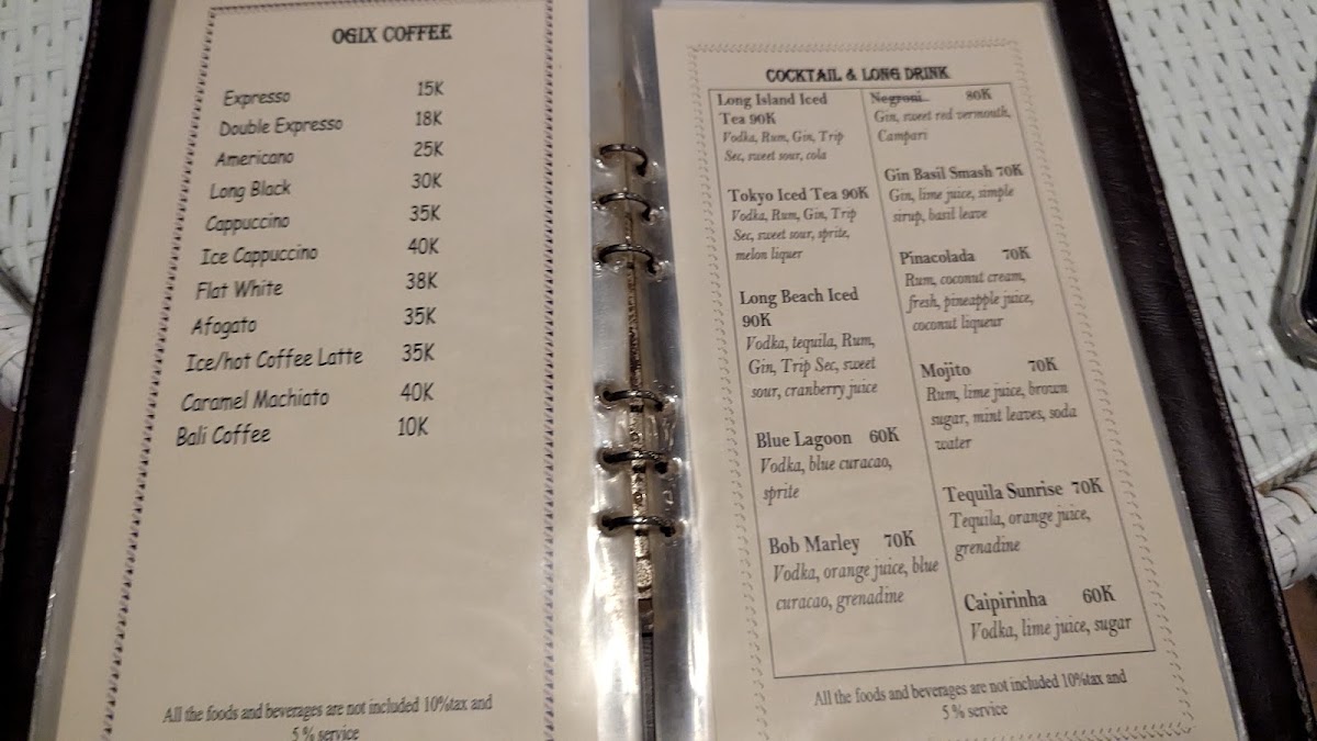 Ogix Warung Menu 6
