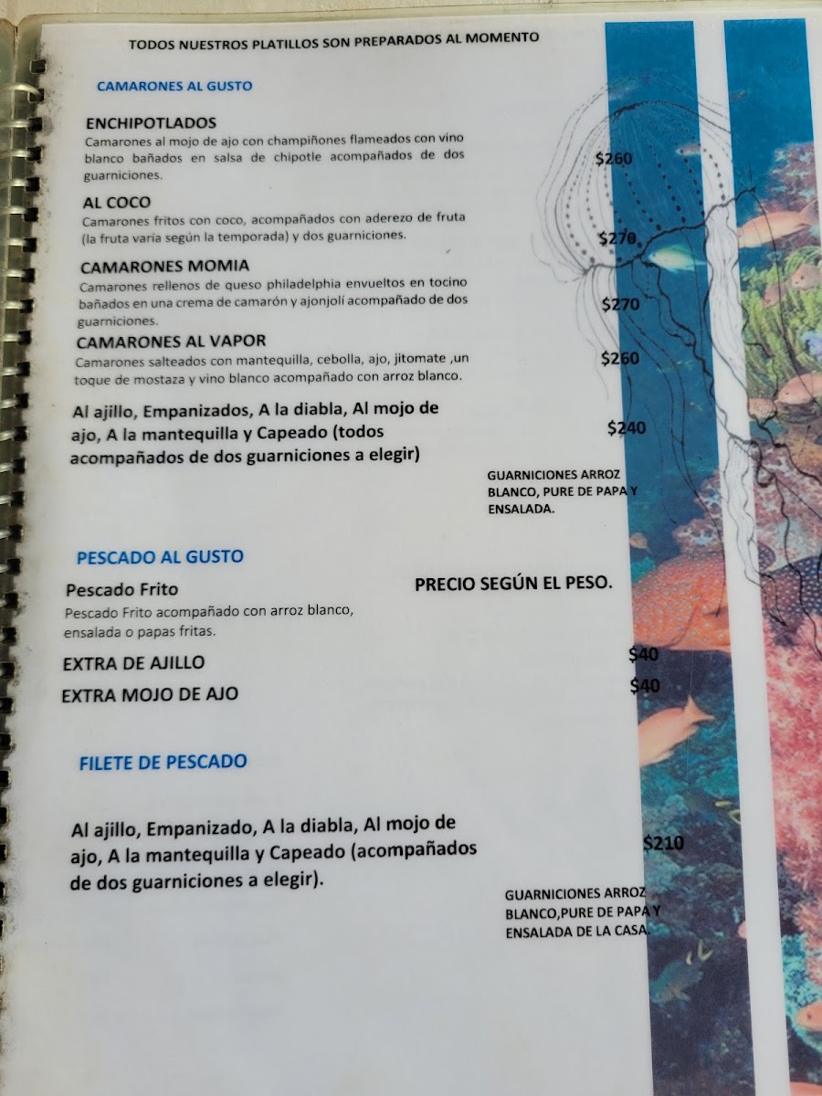 Mariscos El Viril Menu 4