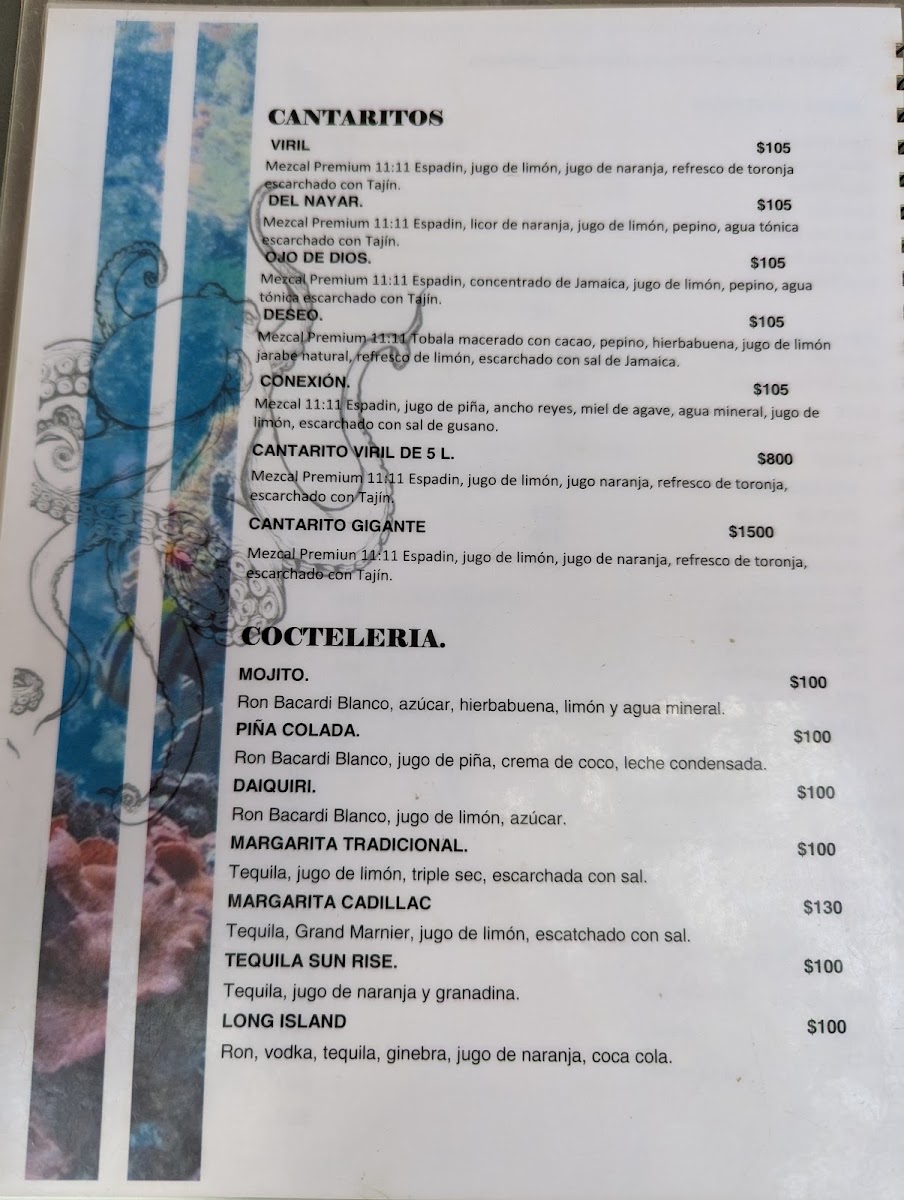 Mariscos El Viril Menu 8