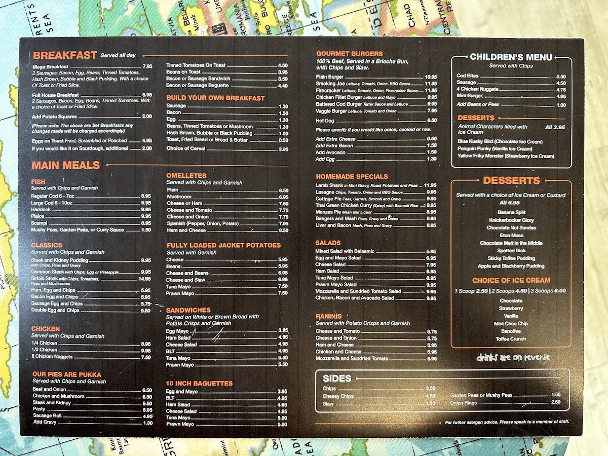 Pagham Beach Cafe Menu 4