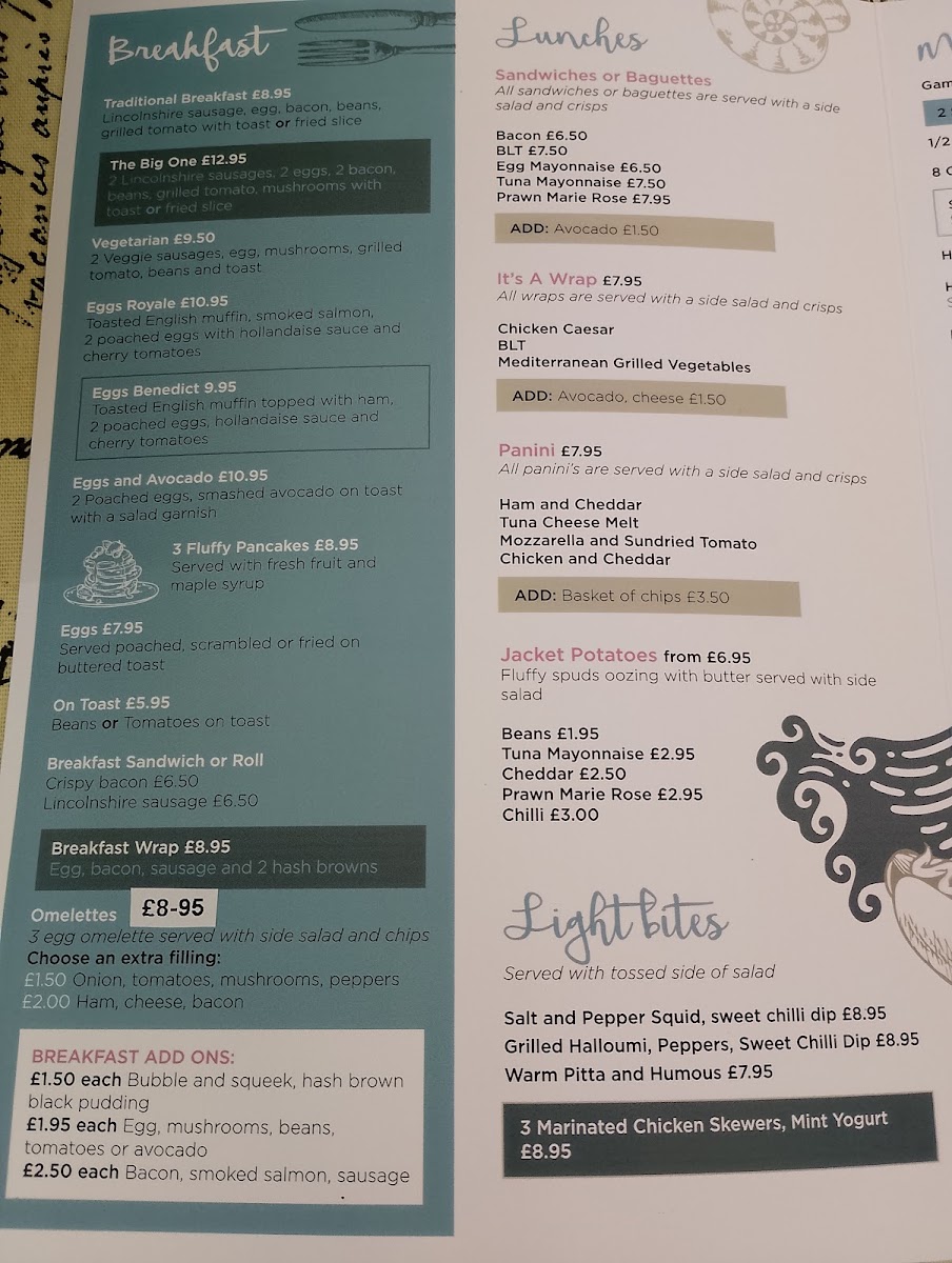 Pagham Beach Cafe Menu 6