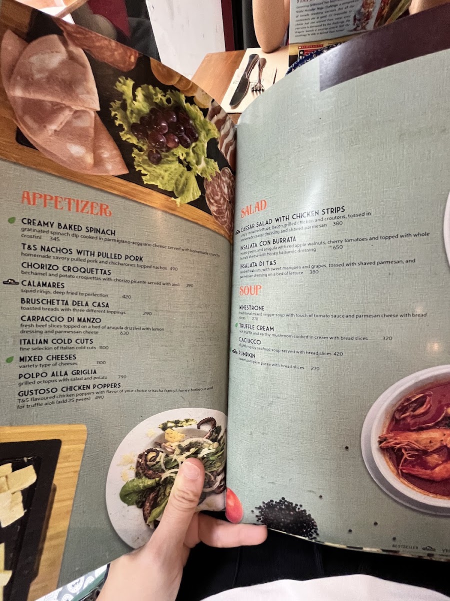 Toni & Sergio Menu 4