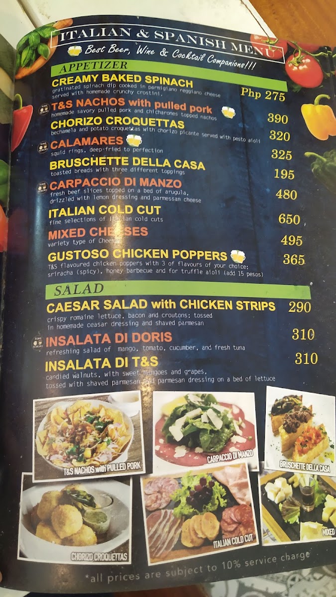 Toni & Sergio Menu 5