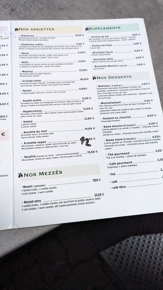 Falafilo Menu 9