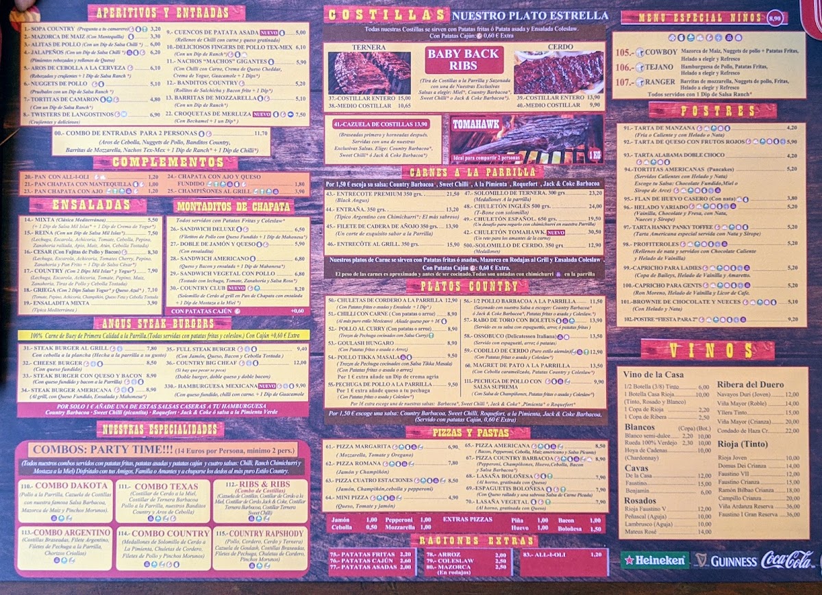 Country ribs albir Menu 4