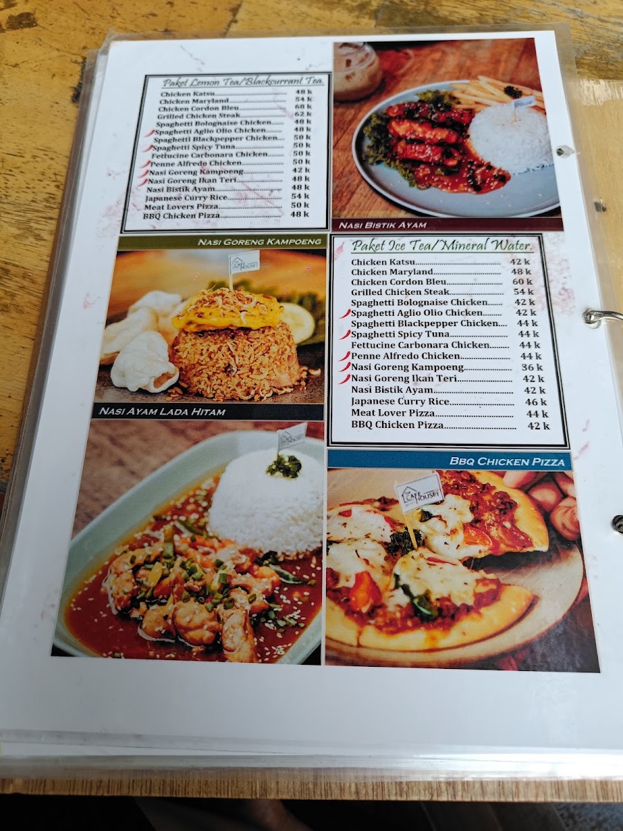 The Cafe House Menu 2