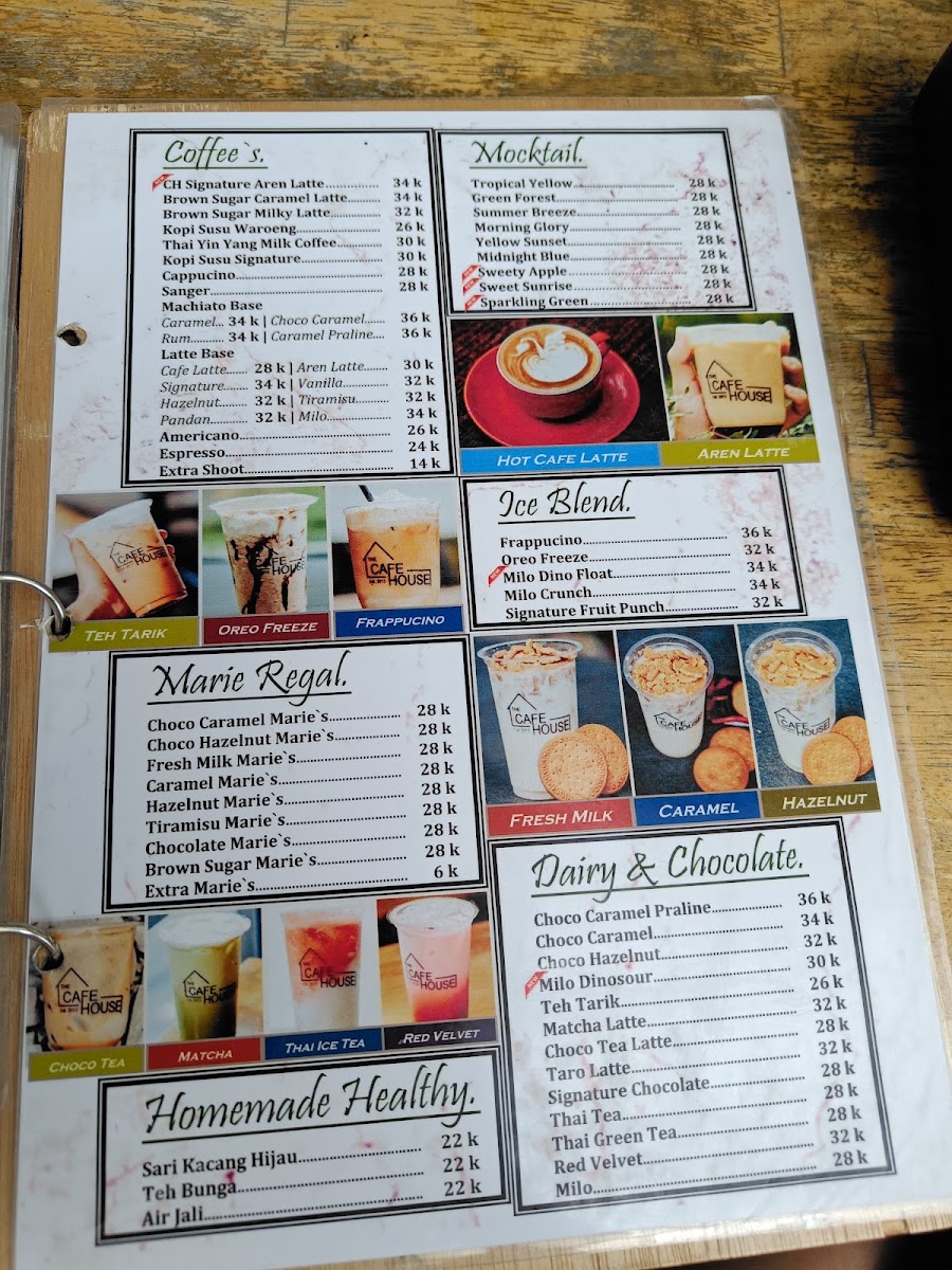 The Cafe House Menu 3