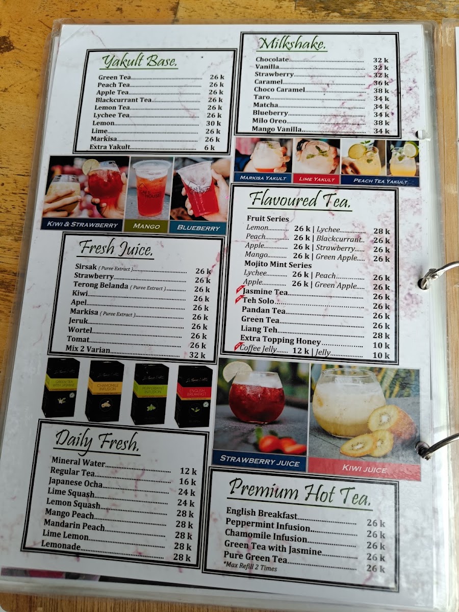 The Cafe House Menu 6