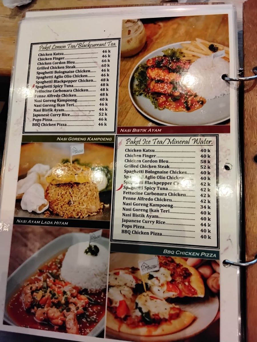 The Cafe House Menu 8
