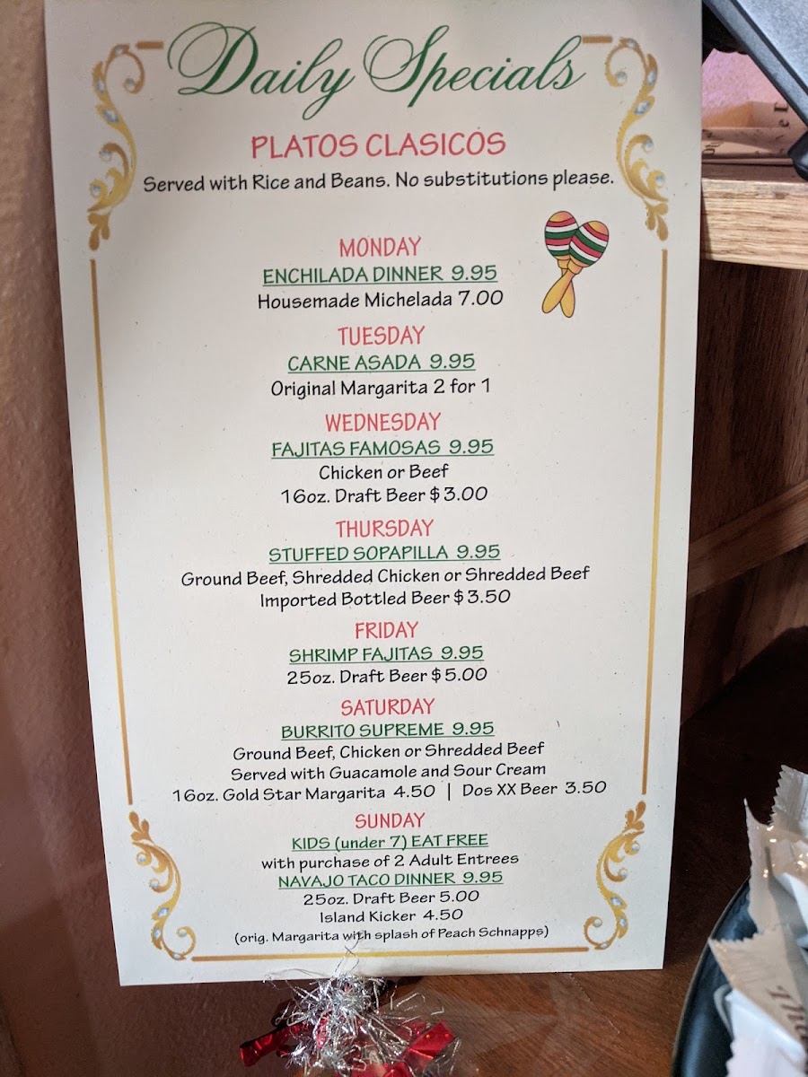 Alberto's Restaurant | Mexican Menu 6