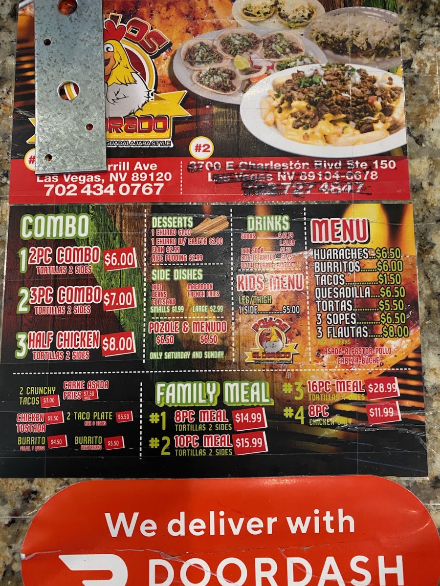 Pollos El Dorado Menu 7