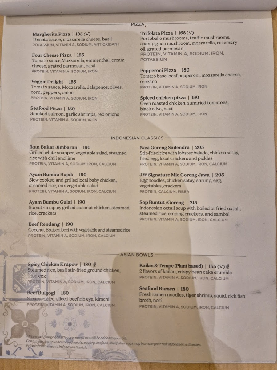 Sailendra Restaurant Menu 2