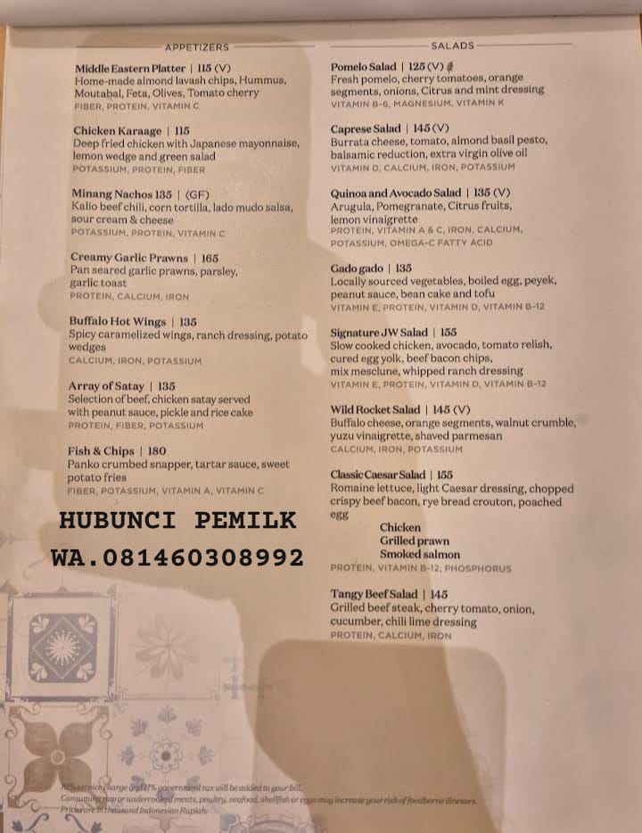 Sailendra Restaurant Menu 5