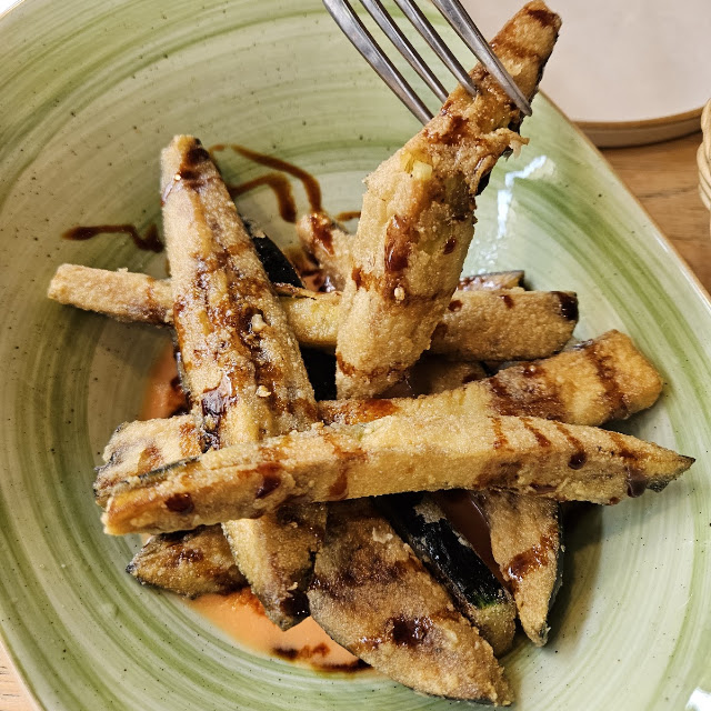 Jenga de Berenjenas Fritas