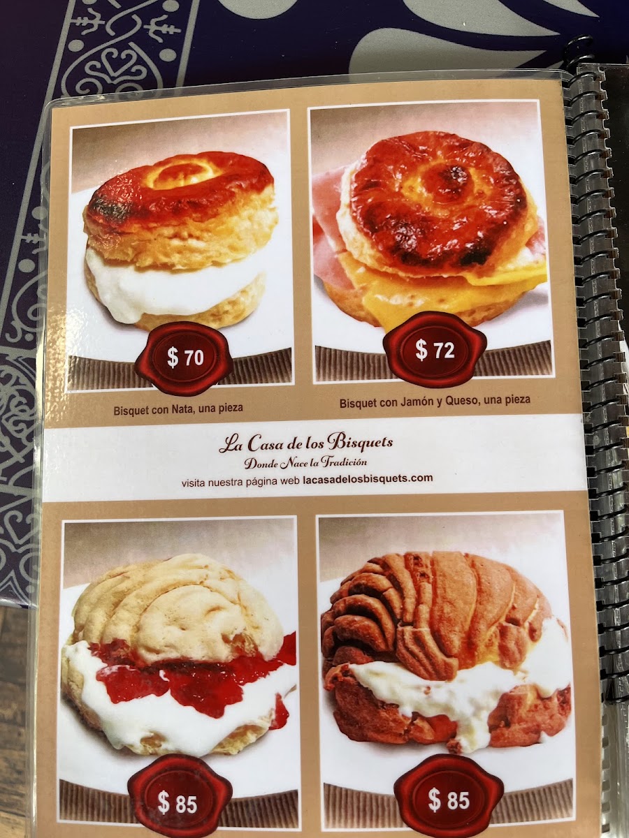 La Casa De los Bisquets Menu 10