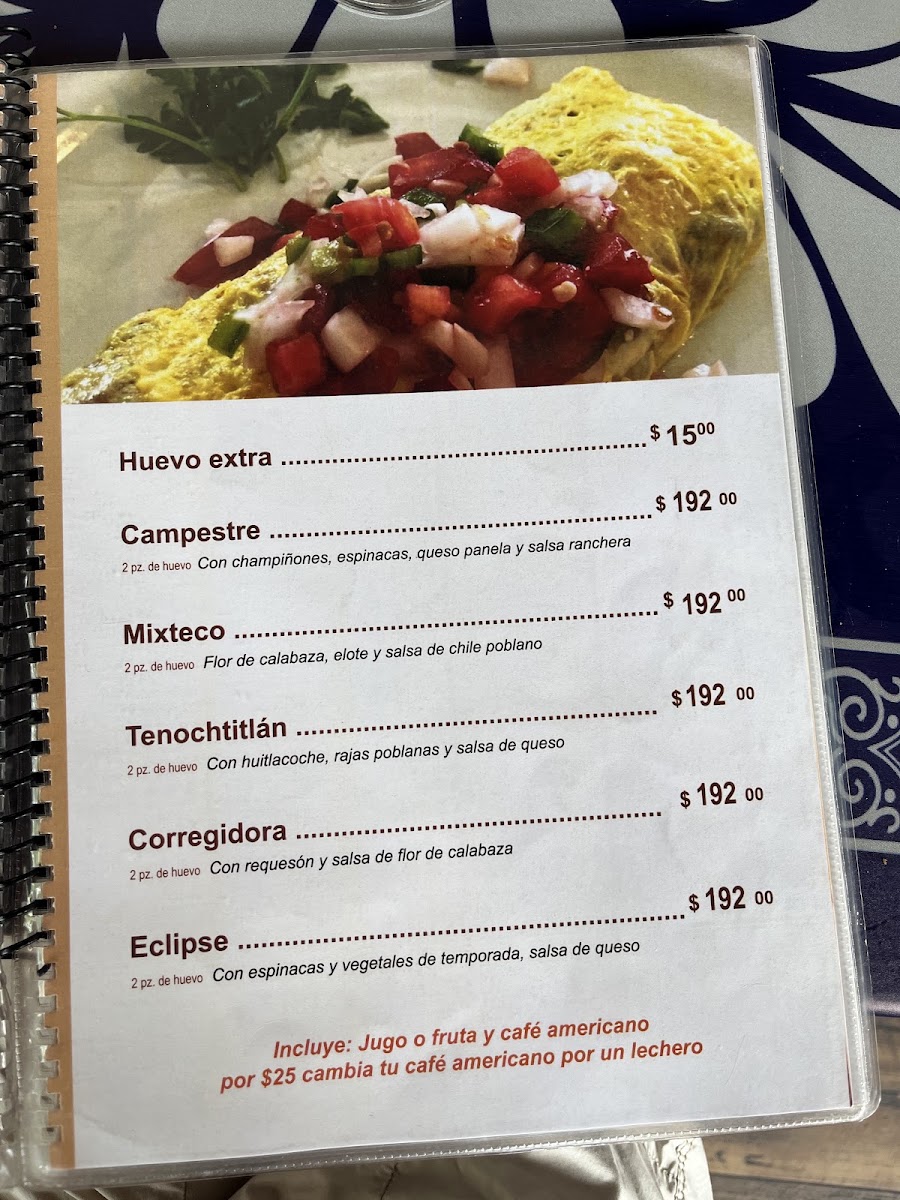 La Casa De los Bisquets Menu 2