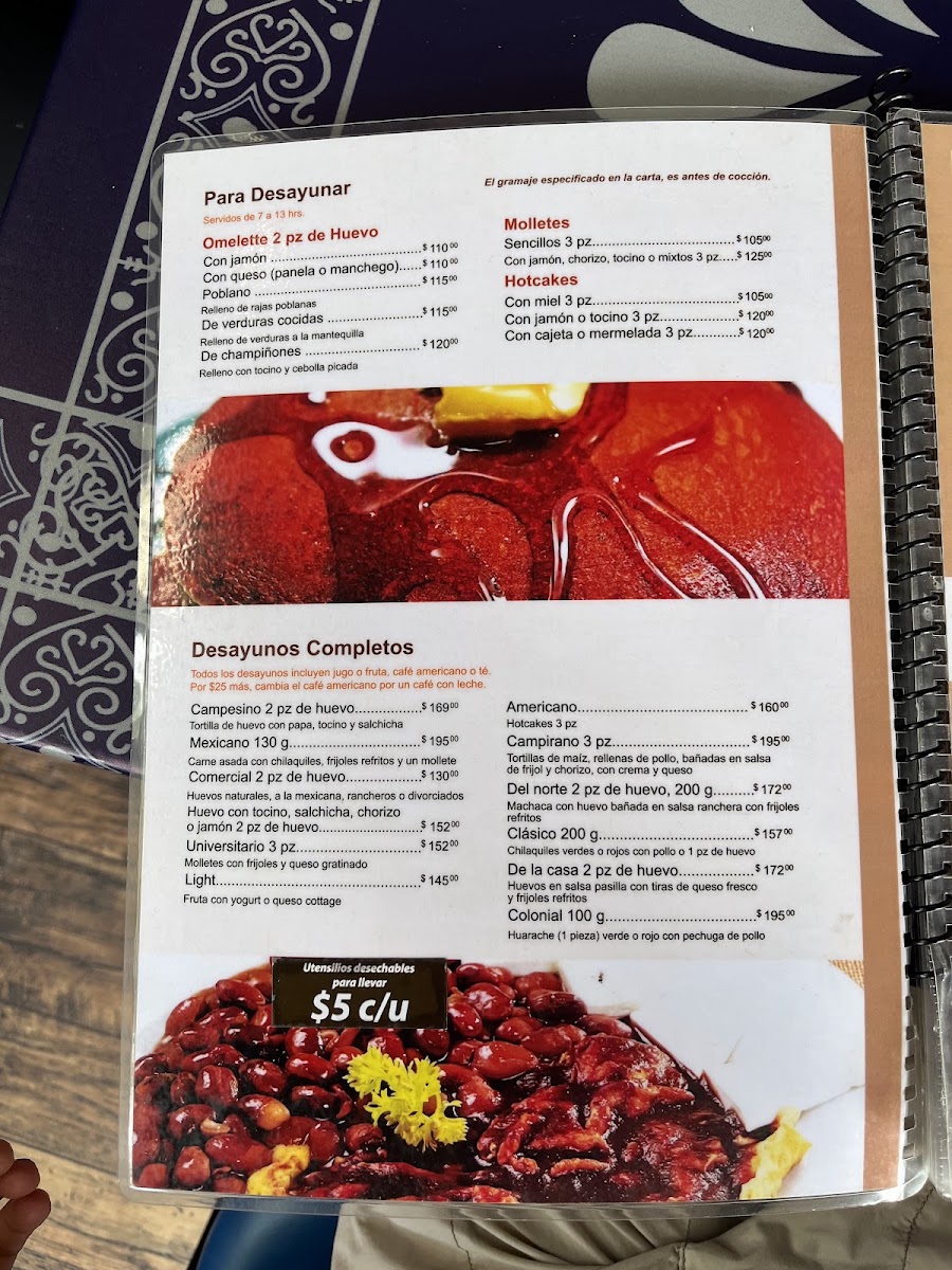 La Casa De los Bisquets Menu 9