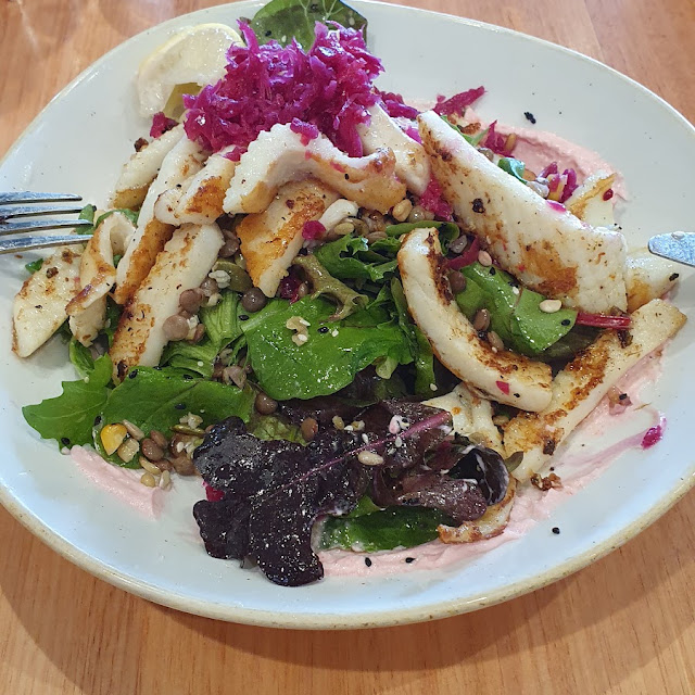 Grilled Calamari Salad
