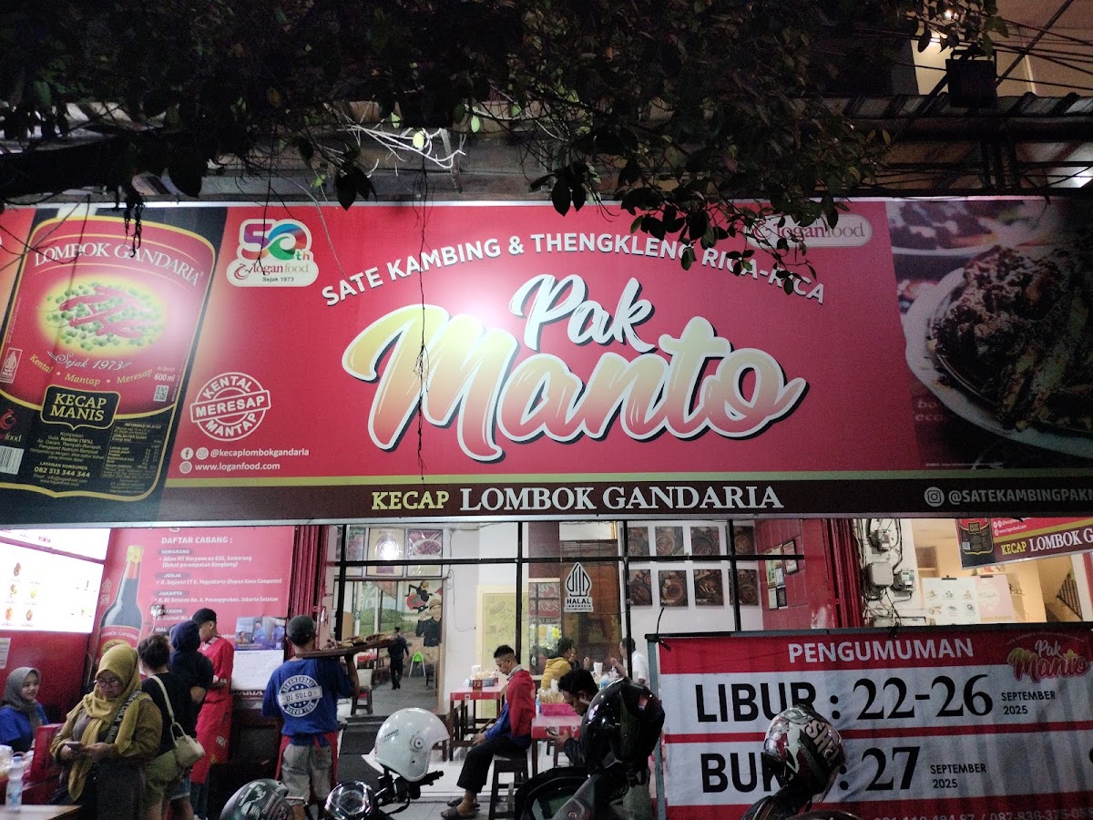 Sate Kambing & Thengkleng Rica-Rica Pak Manto