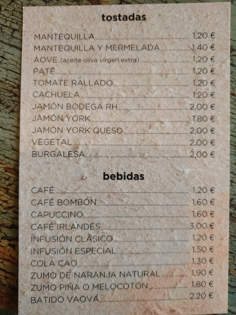 RESTAURANTE VAOVA GASTRO Menu 5