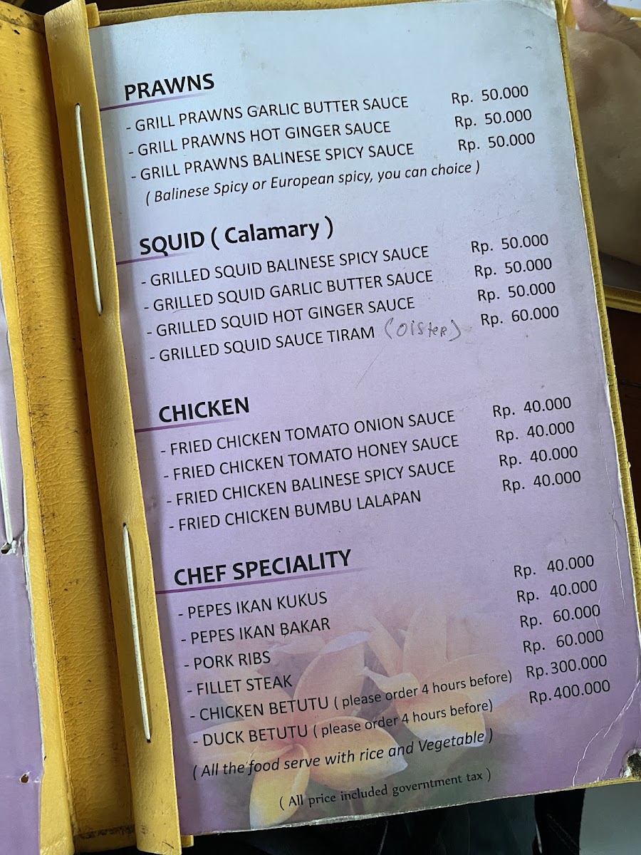 Warung Ole Menu 4