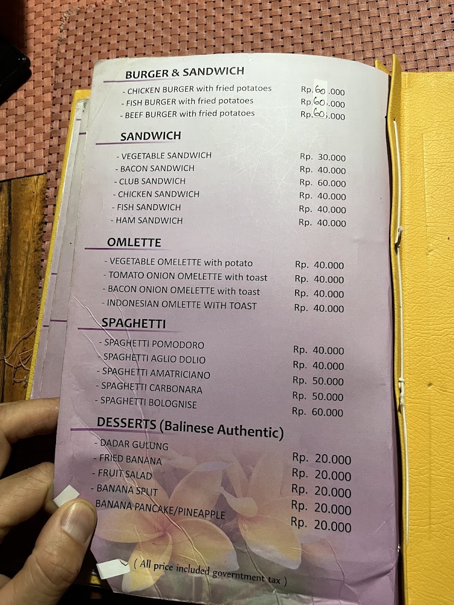 Warung Ole Menu 6