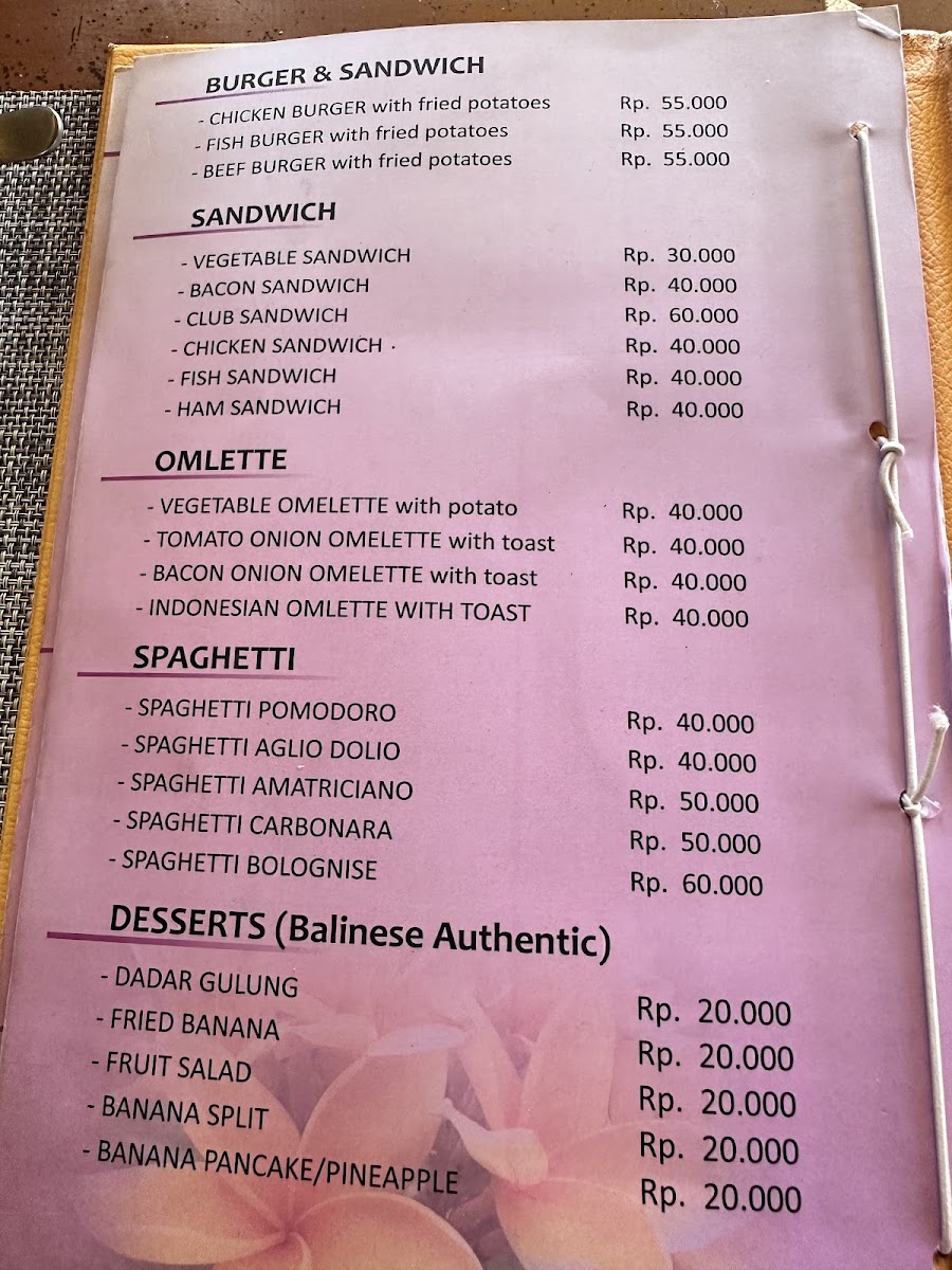 Warung Ole Menu 9