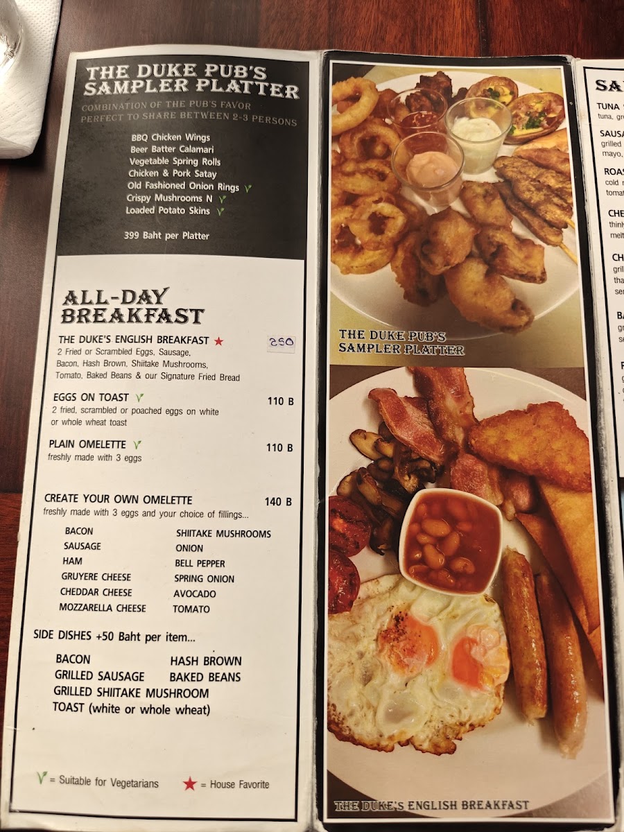 The Duke Pub & Restaurant Menu 4