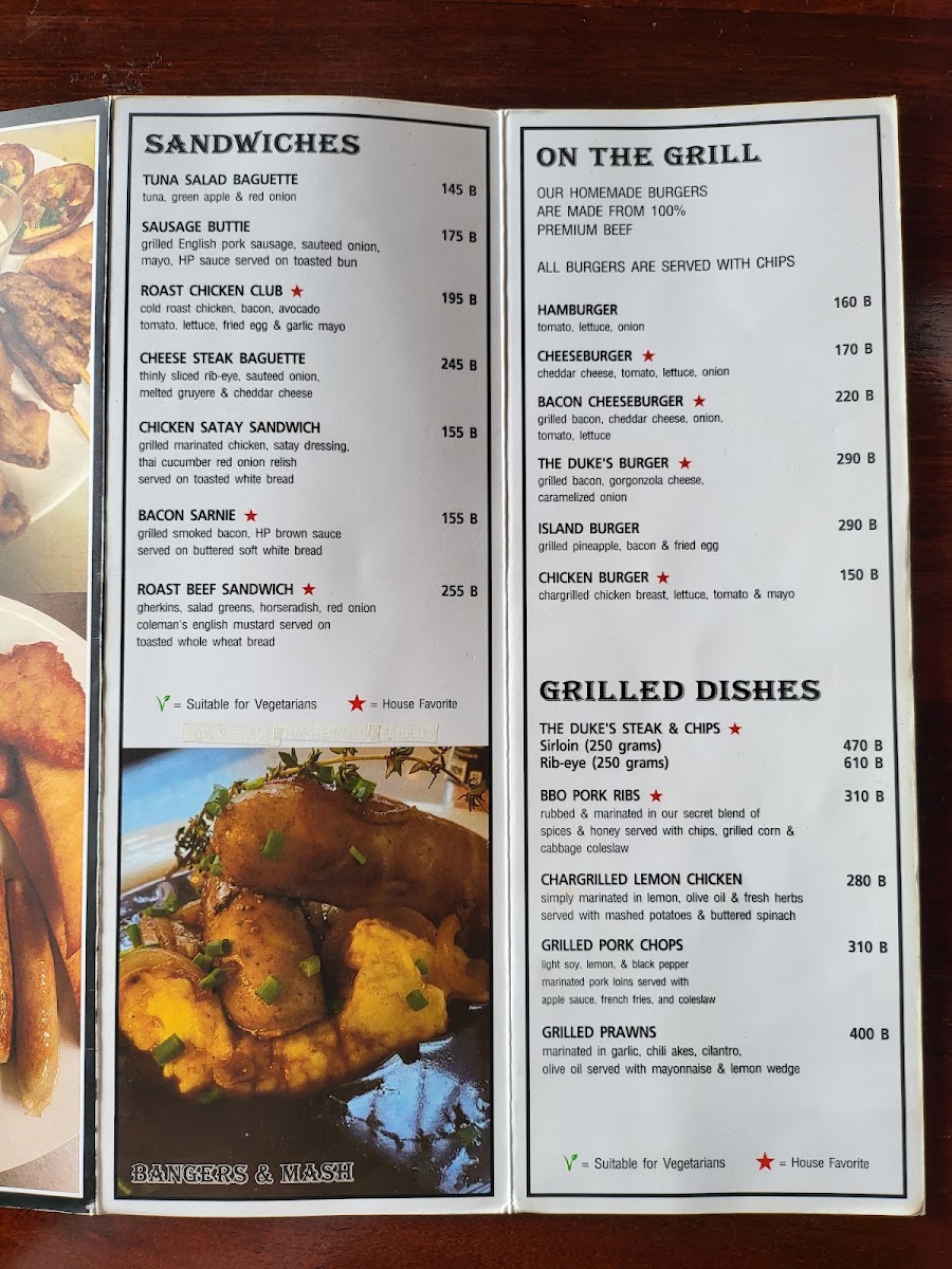 The Duke Pub & Restaurant Menu 6