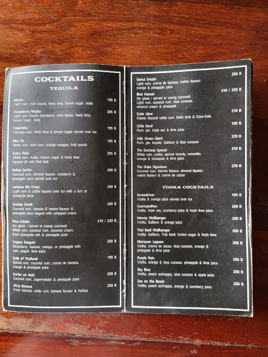 The Duke Pub & Restaurant Menu 7