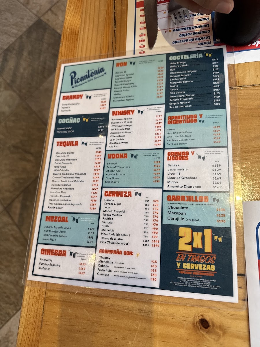 Picanteria Menu 3