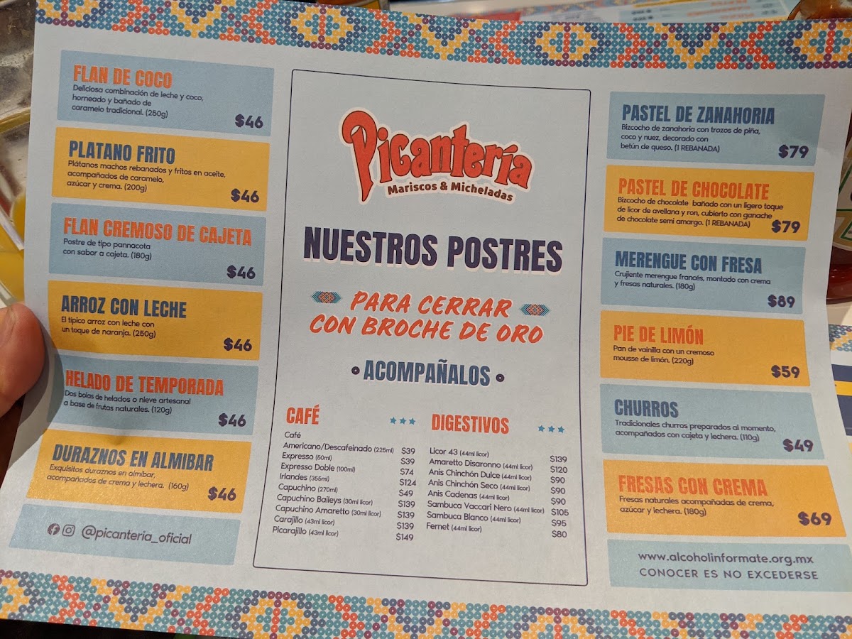 Picanteria Menu 7