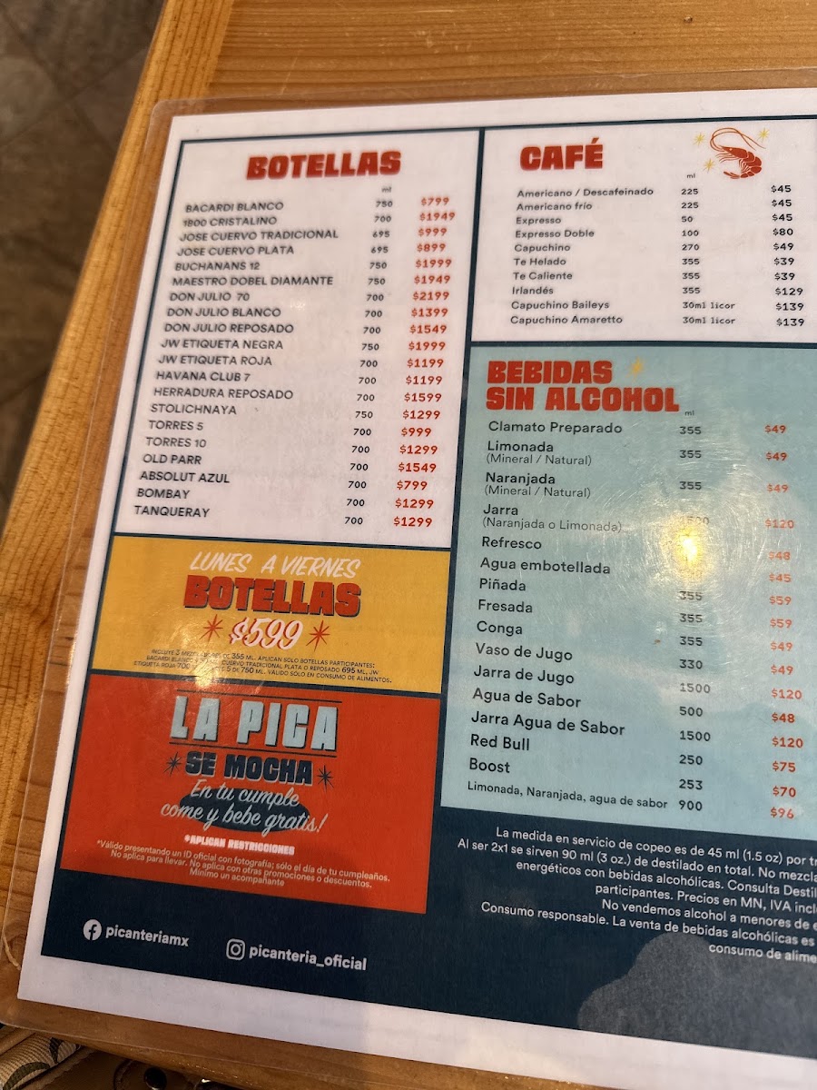 Picanteria Menu 8