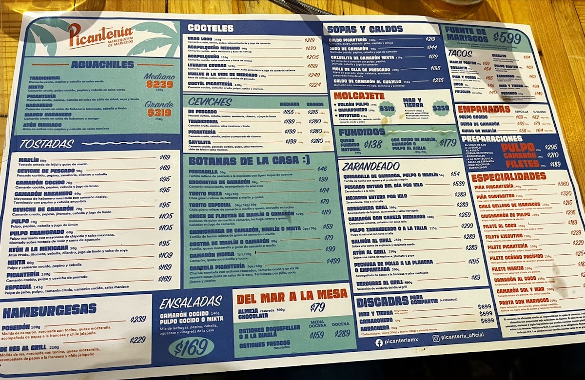 Picanteria Menu 9