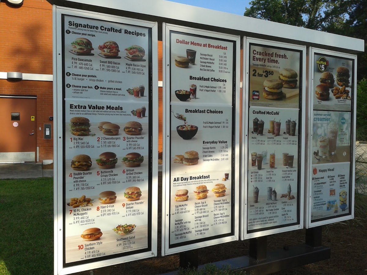 McDonald's Menu 2
