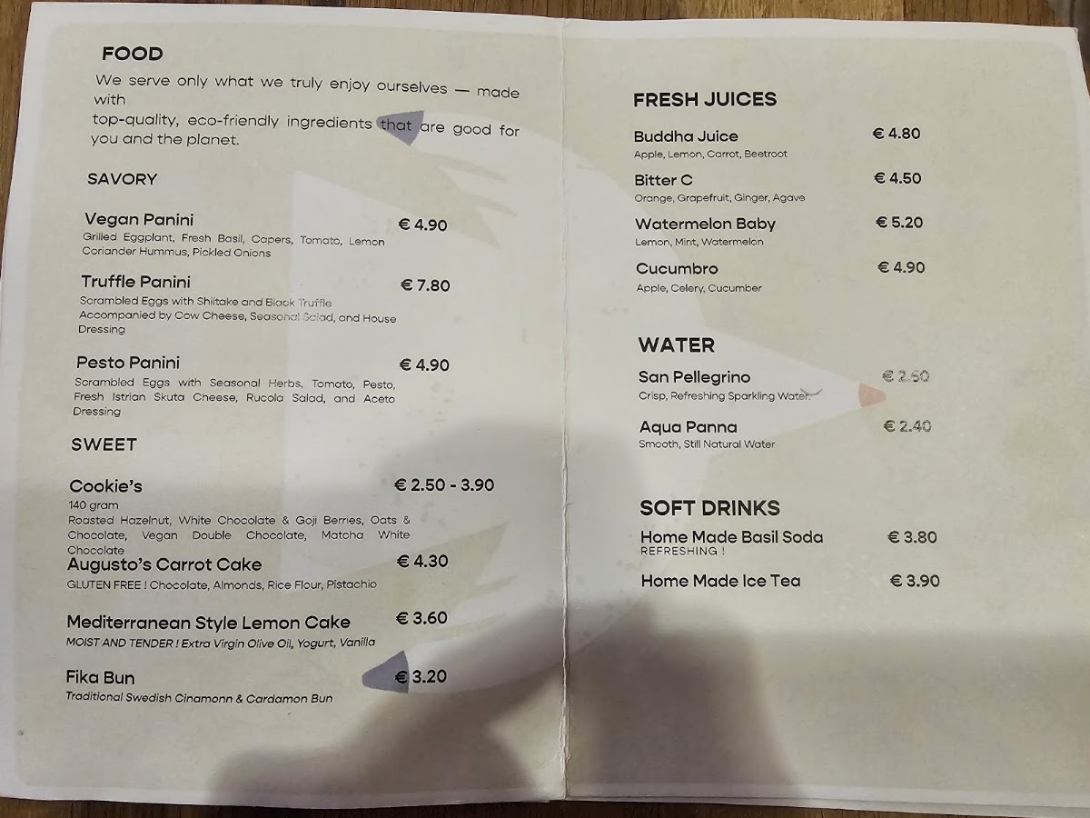Augusto Coffee Shop Menu 6