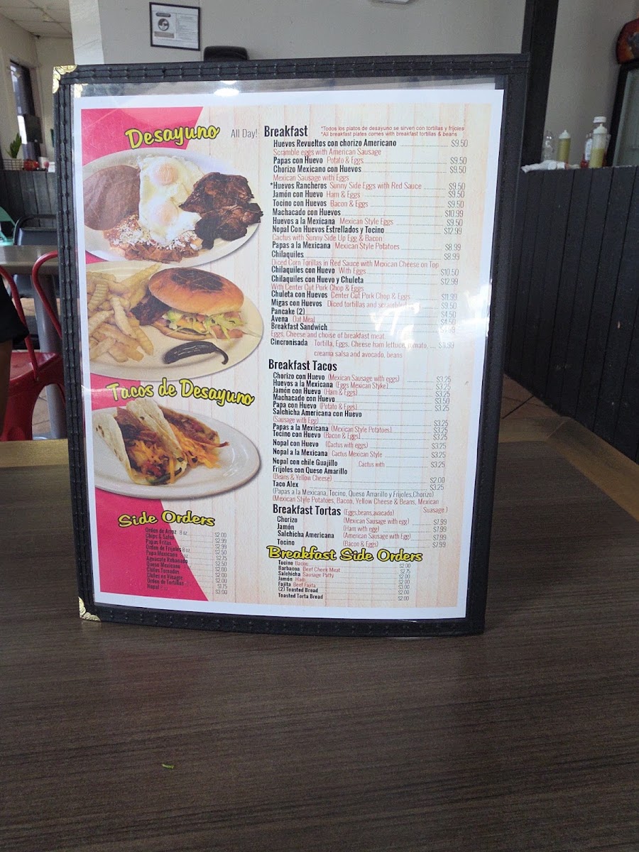 Indios Taco House Menu 4