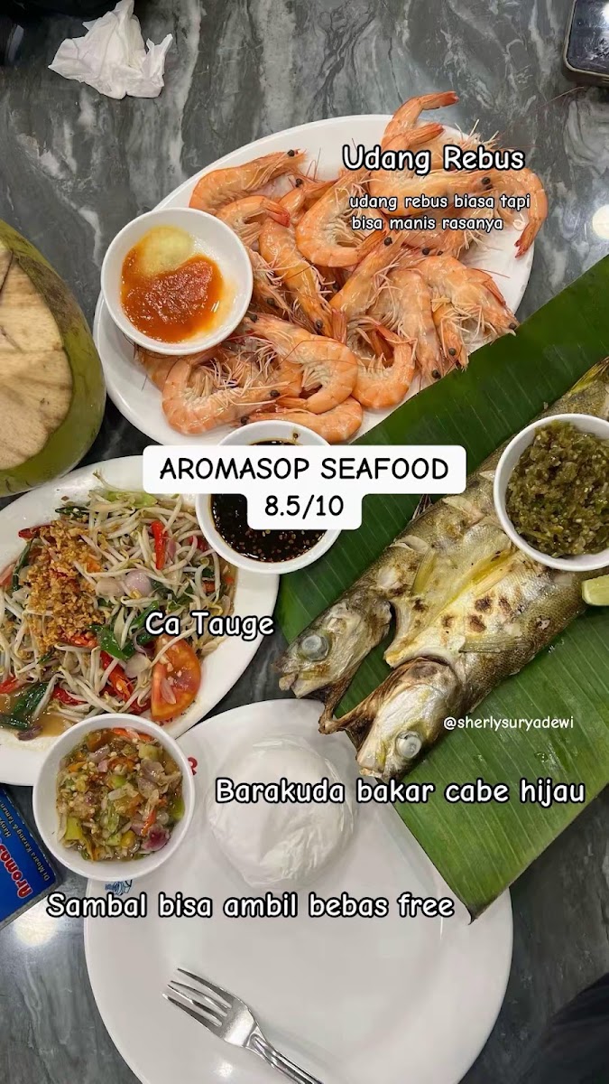 Aromasop Seafood Menu 10