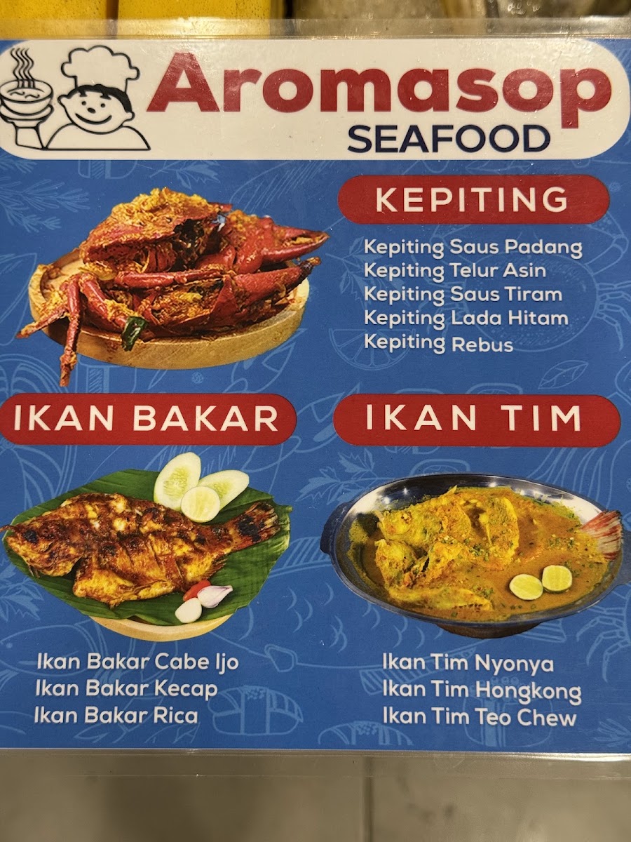 Aromasop Seafood Menu 5