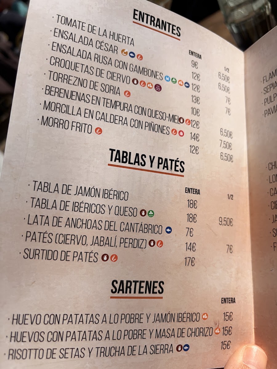 Taberna Quinito Menu 4