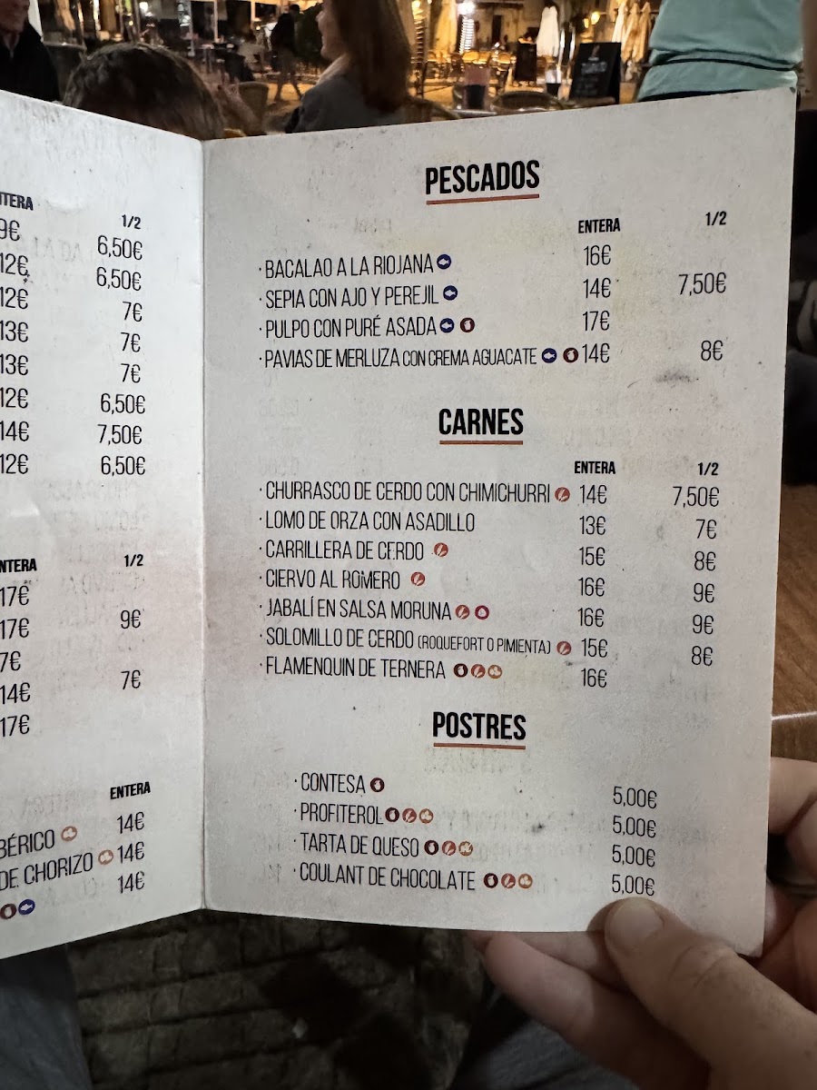 Taberna Quinito Menu 7